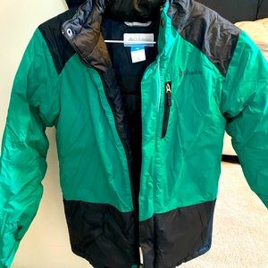 Columbia Youth Boys Cold Weather Waterproof Jacket Size M 10/12